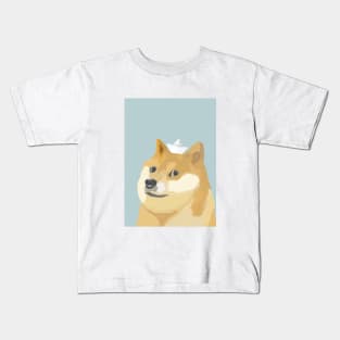 cute doge art Kids T-Shirt